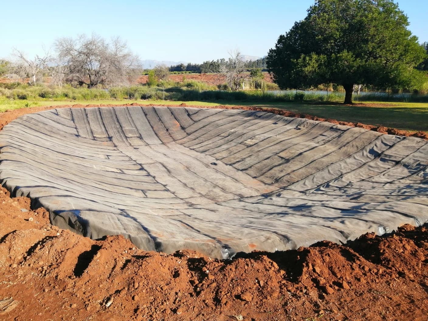 Bitumen torch-on waterproofing project completed by Damtech in Hoedspruit